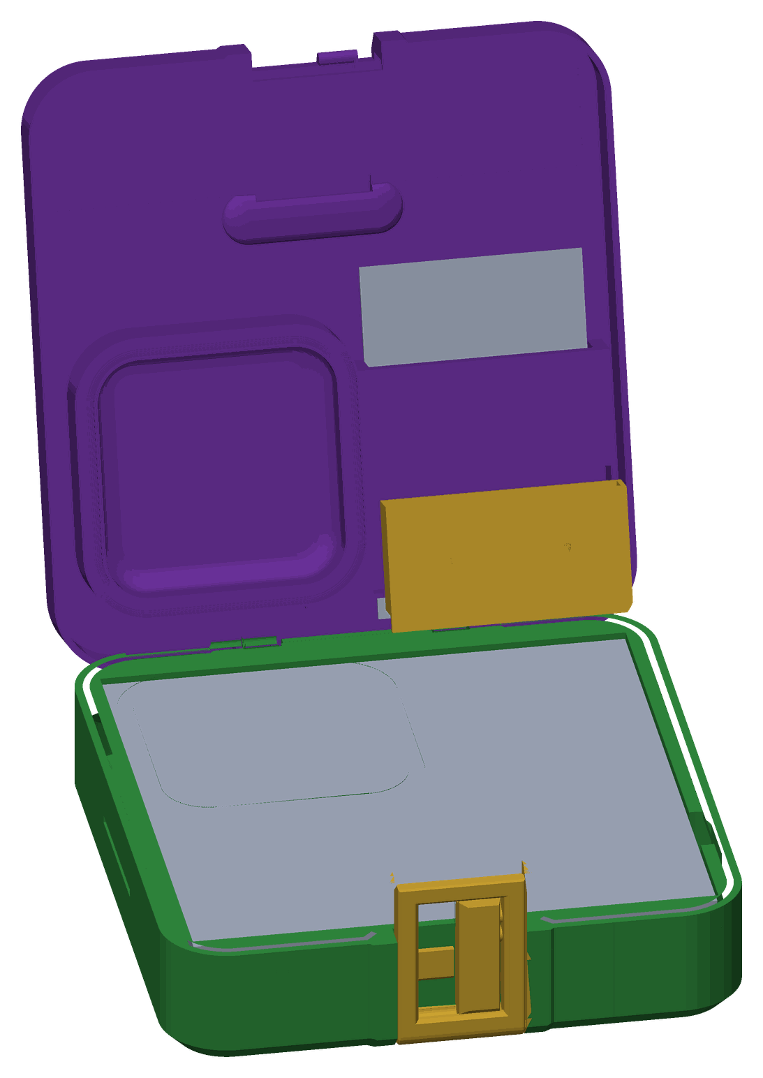 The new Hot Box with its drawer pulled straight out of the lid